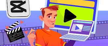 Монтаж коротких видео в CapCut для детей